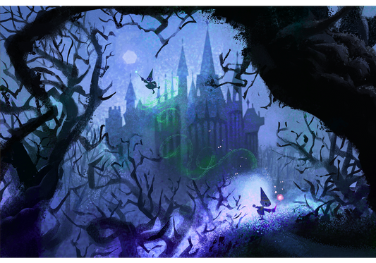 Wizards at work - 4x6 postcard