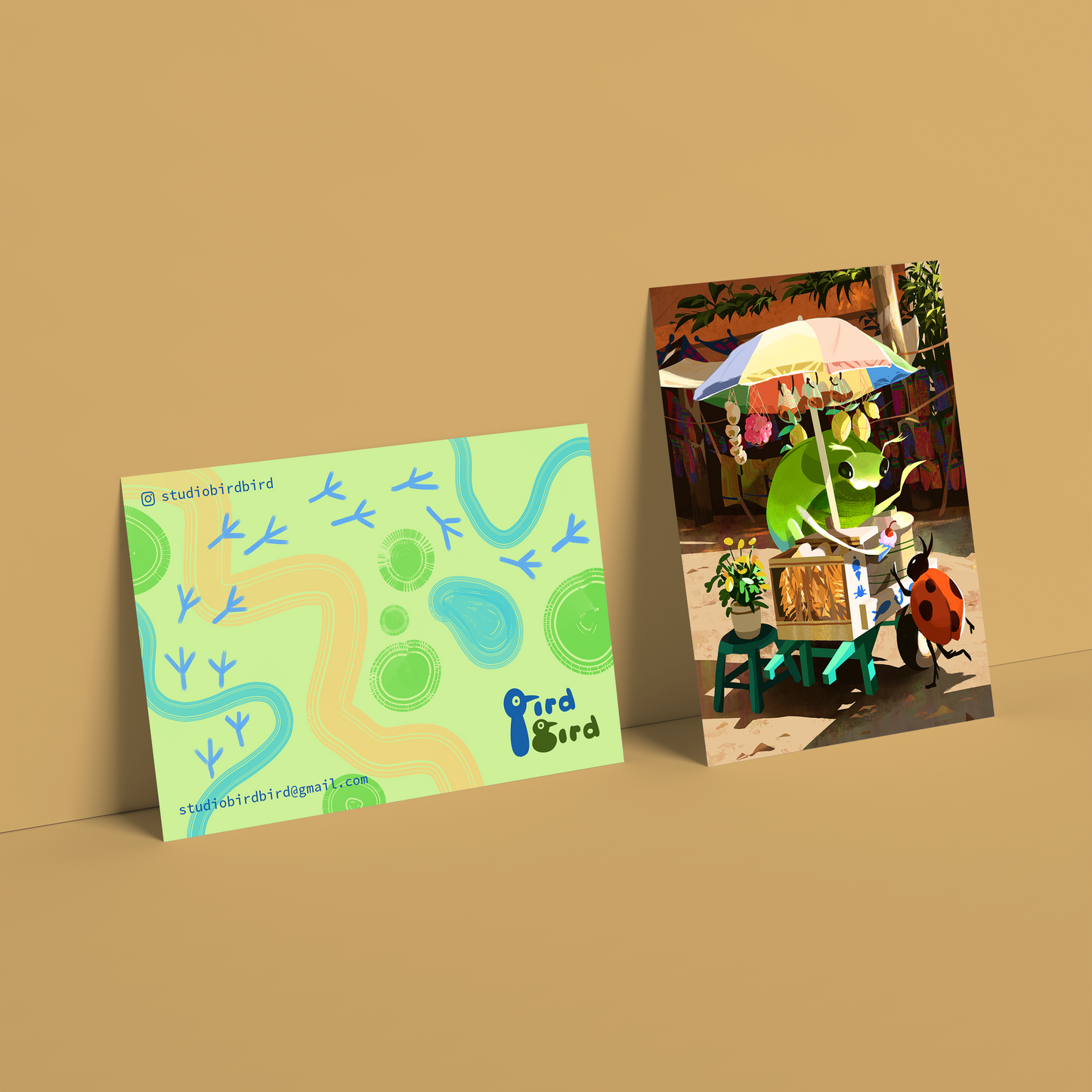 Cherry garcia - 4x6 postcard