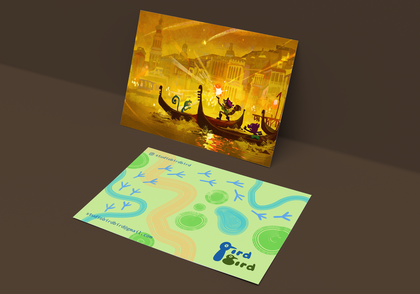 Meteor shower - 4x6 postcard