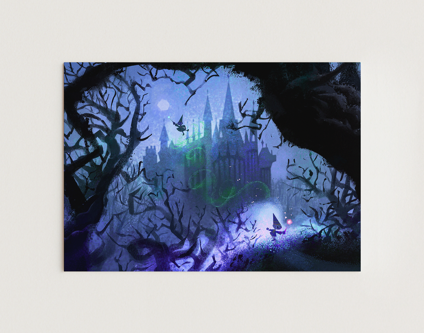 Wizards at work  - 4x6 postcard