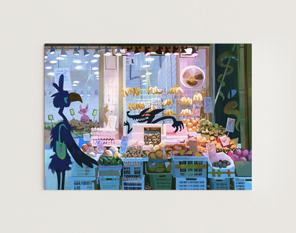 Dubious fruit - 4x6 postcard