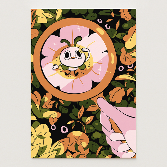 Found you - 4x6 postcard
