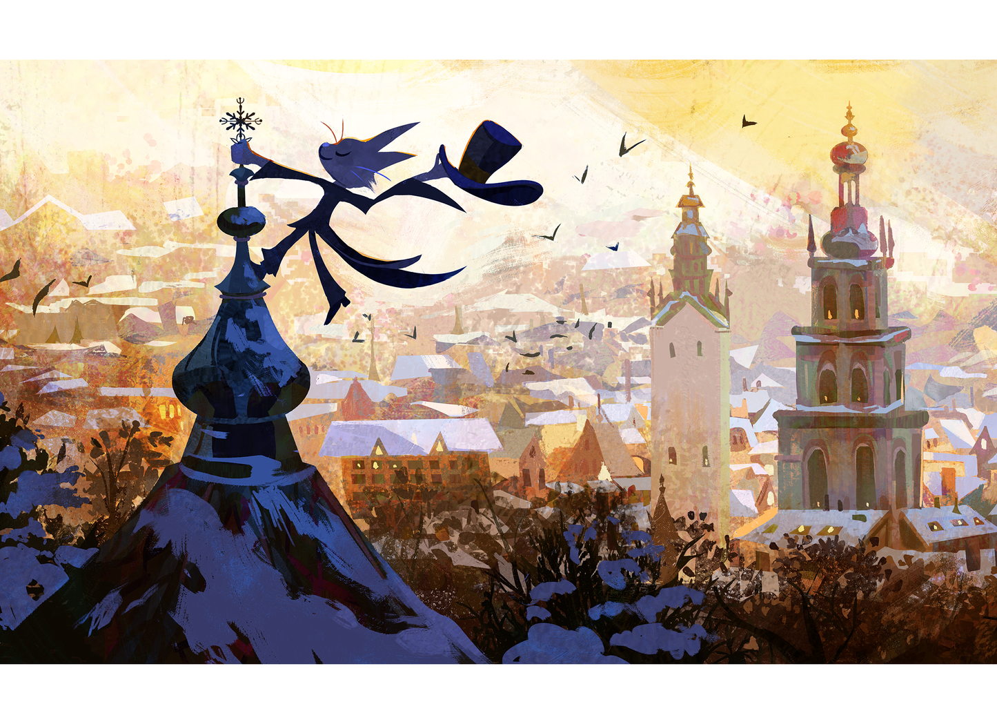 Winter's magician - 5x7 postcard (Copy)