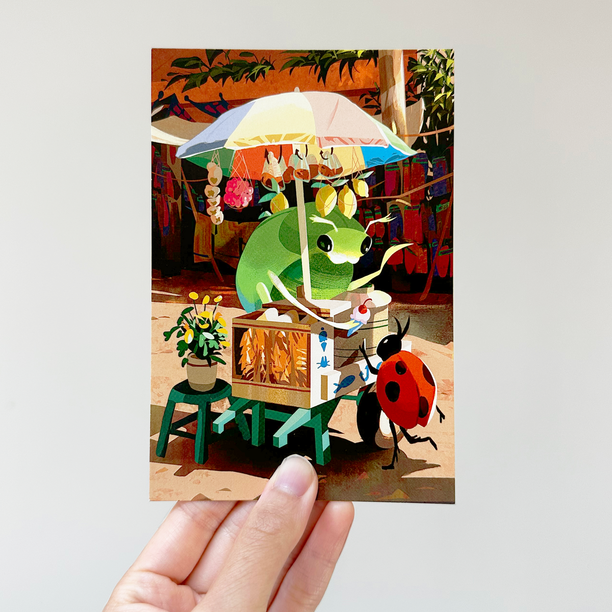 Cherry garcia - 4x6 postcard