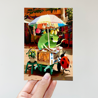 Cherry garcia - 4x6 postcard