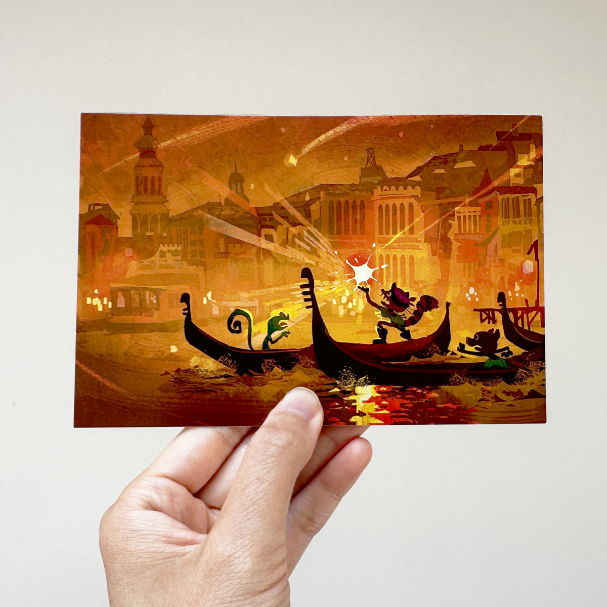 Meteor shower   - 4x6 postcard