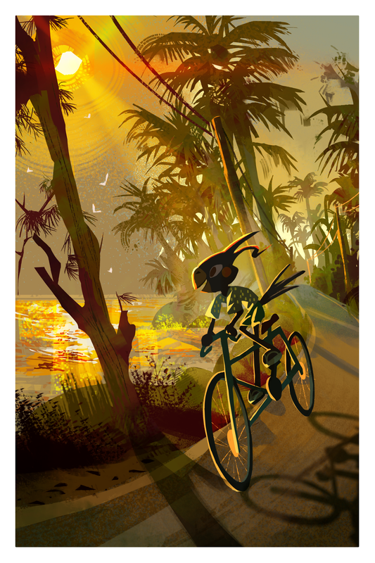 Kauai in october  - 12x18 print