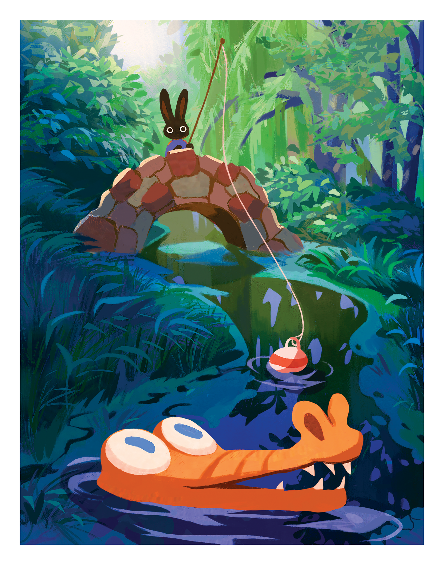 Gone fishing - 11x14 print