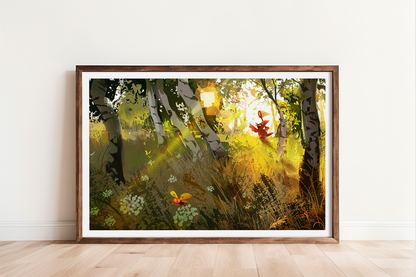 Bug maniac carl at it again - 12x18 print