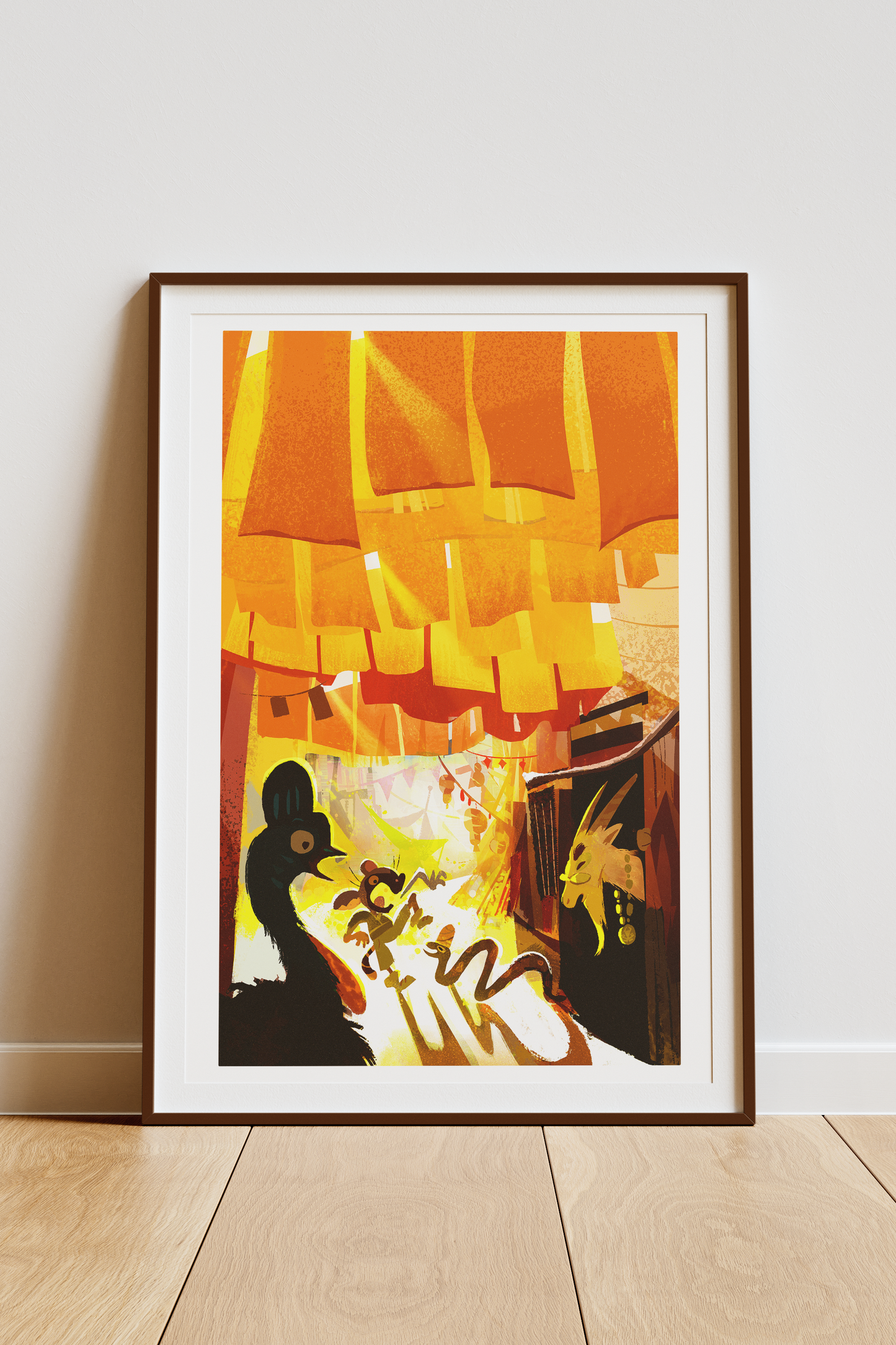 Market mishap  - 12x18 print