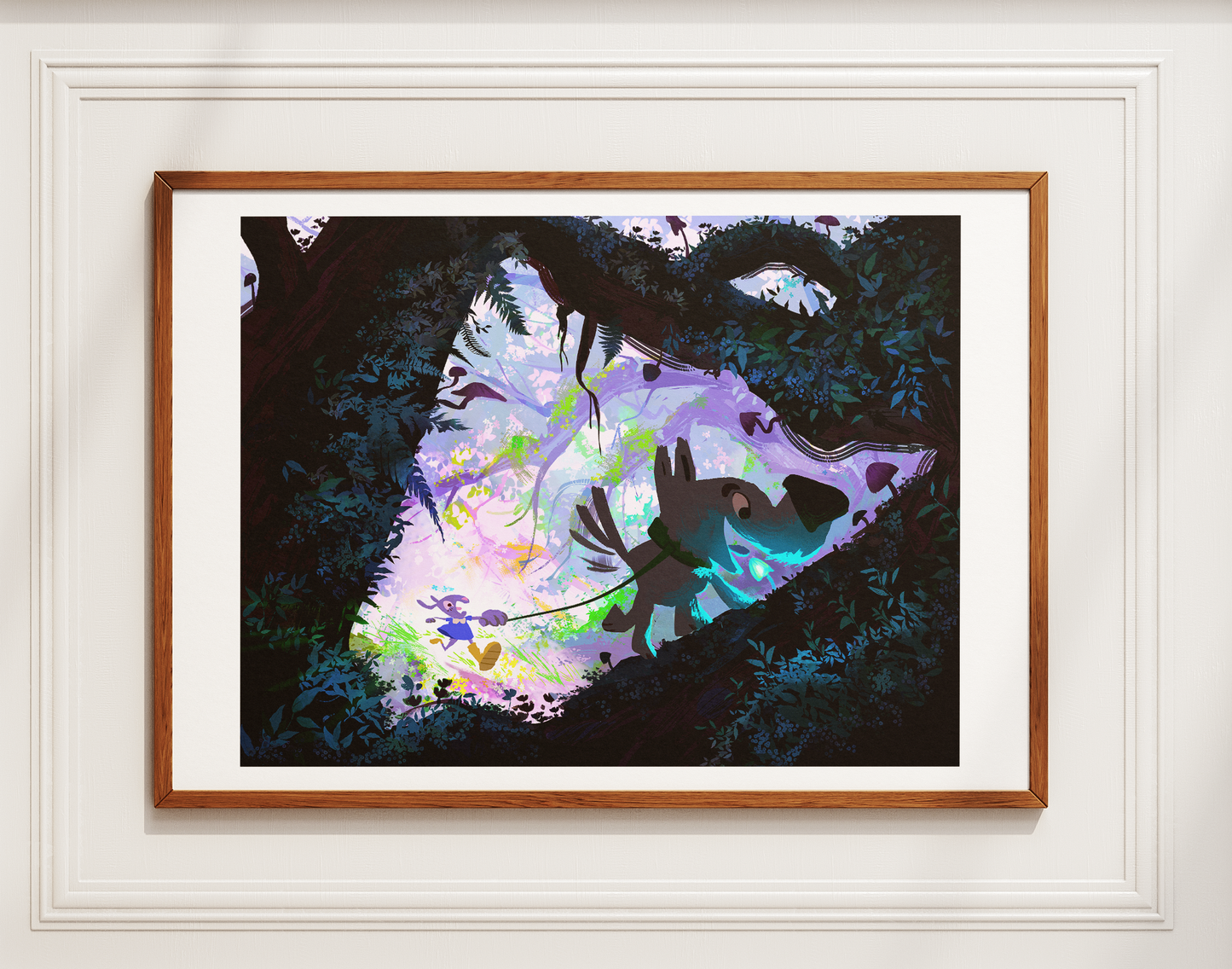 Free shrooms  - 11x14 print