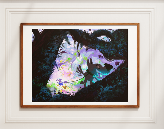 Free shrooms  - 11x14 print