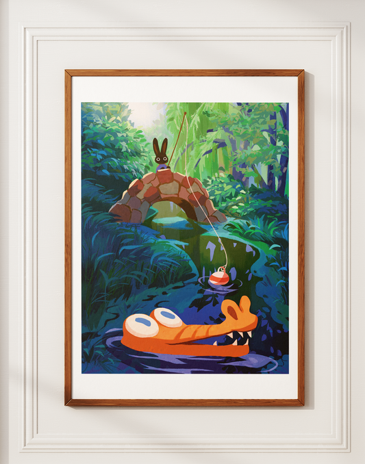 Gone fishing - 11x14 print