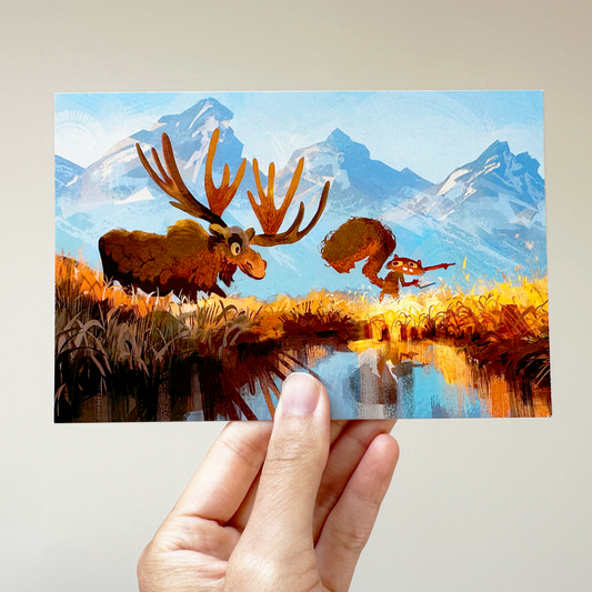 We don't need directions - 4x6 postcard