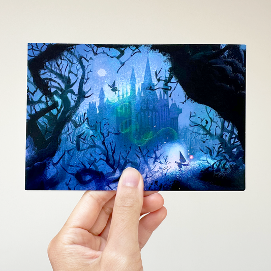 Wizards at work  - 4x6 postcard